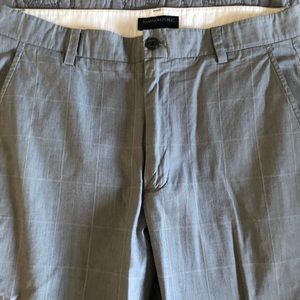 Banana Republic Grey Plaid Pants